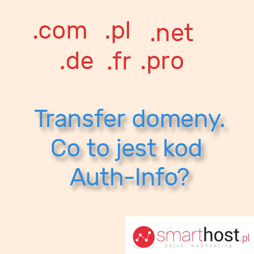 Transfer domeny. Co to jest kod Auth-info?